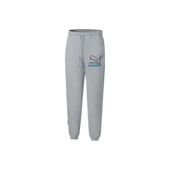 PUMA Fandom Knitted Sports Pants Men's Gray
