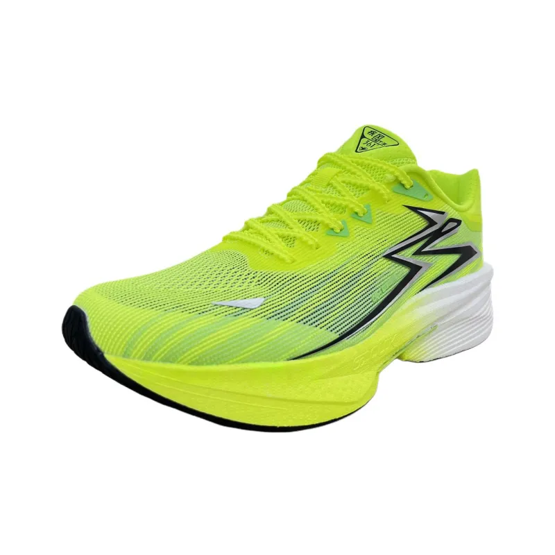 361° Shippuden CQT Series Abrasion Resistant Rebound Low Top Casual Running Shoes Men's Neon Green-1