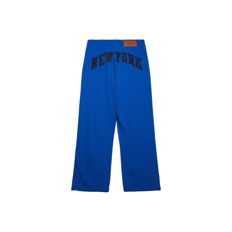 Mitchell & Ness x PURPLE BRAND Blue Sports Pants Men's-1