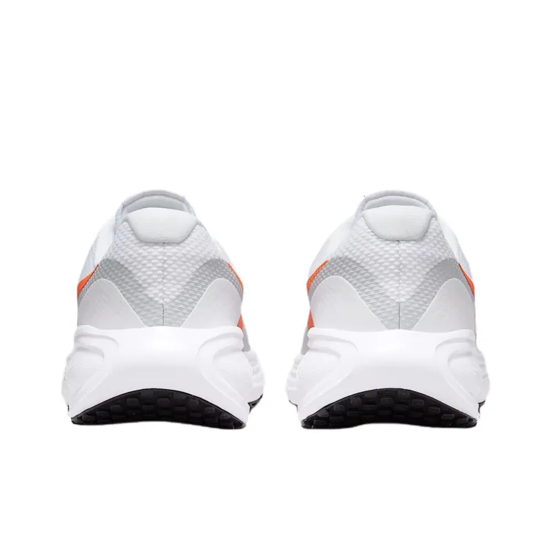 Nike REVOLUTION 8 Abrasion Resistant Low Top Running Shoes Men's Gray-4