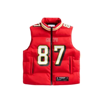 Off Season X Nfl Travis Kelce Kansas City Chiefs Player Puffer Vest