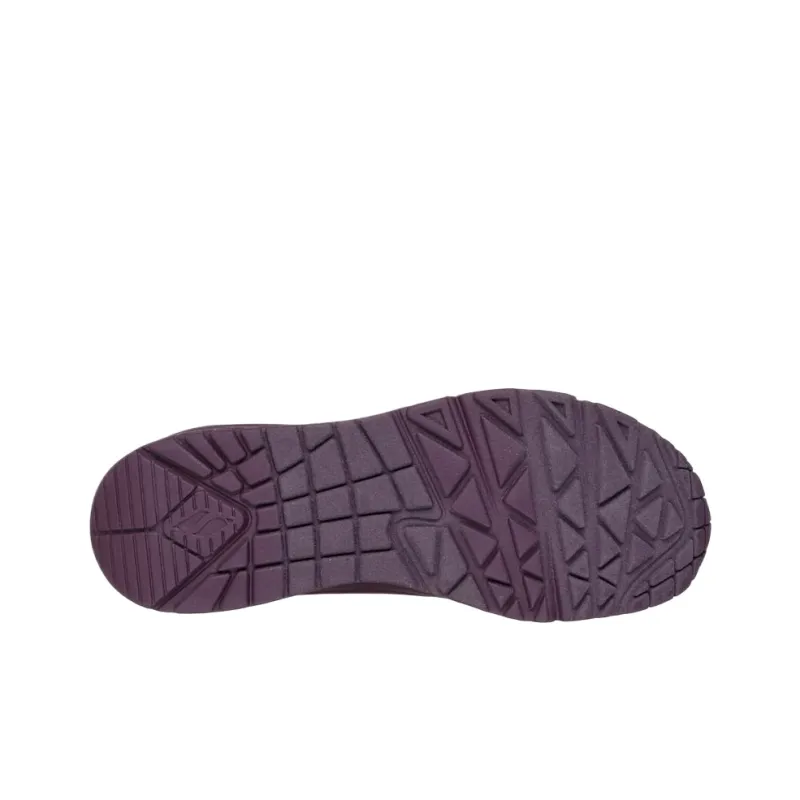 Skechers Uno Low Top Casual Shoes Women's Purple-5