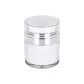 Face Moisturizers & Creams Travel Bottles-Flat Top-Silver-50ml