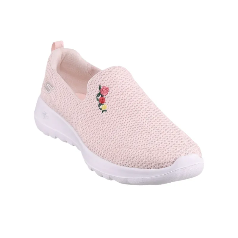 Skechers GO WALK Joy Abrasion Resistant Low Top Casual Shoes Women's Pink-1