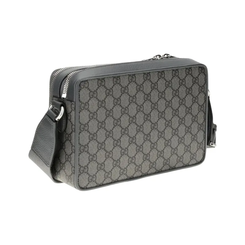 GUCCI Ophidia Artificial Leather Shoulder Bag Men's Gray-2