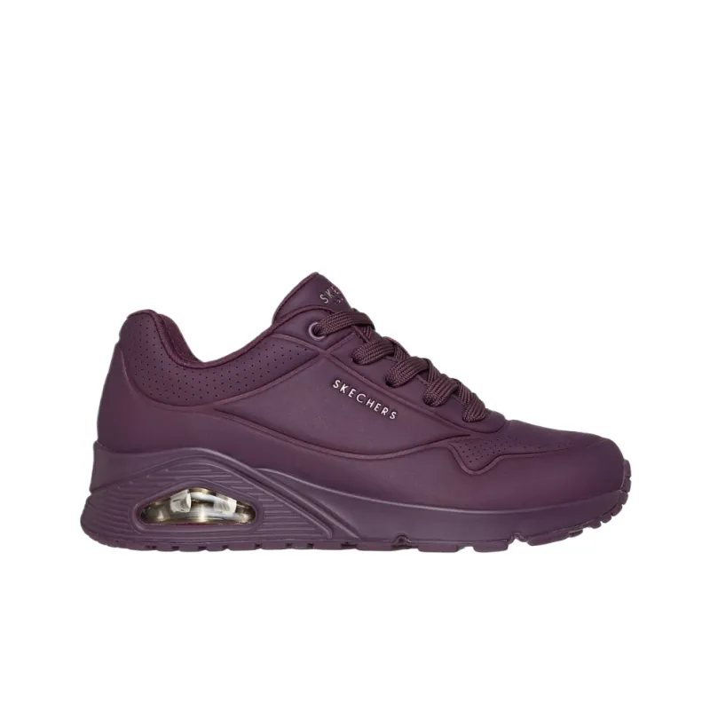 Skechers Uno Low Top Casual Shoes Women's Purple-1