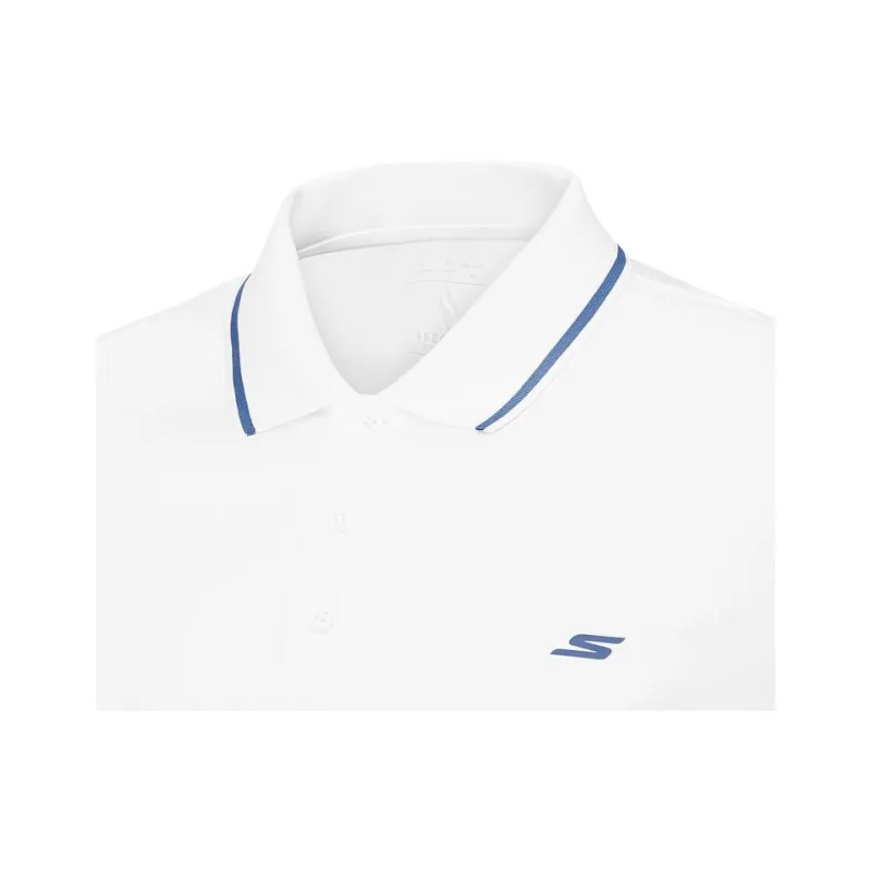 Skechers Polo Shirt Men's Bright White-2