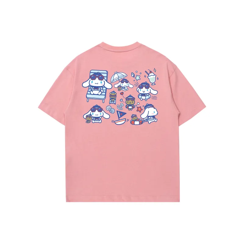 Sanrio Yugui Dog T Shirt Unisex White, Black-4