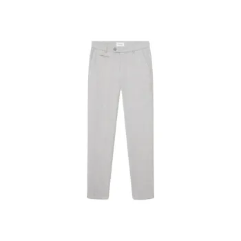 LES DEUX Suit Trousers Men Light Gray