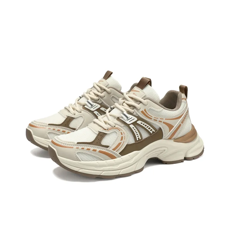 Warrior Abrasion Resistant Height Increasing Low Top Chunky Sneakers Men's-5