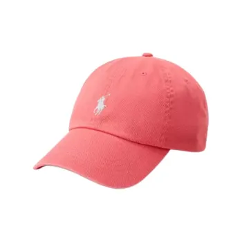 Polo Ralph Lauren Cotton Baseball Caps Unisex Light Red