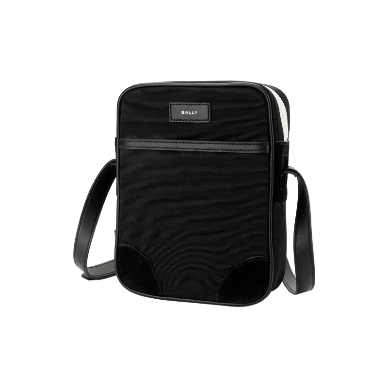 BALLY Nylon Messenger Bag Crossbody Bag Shoulder Bag Men's Black-1