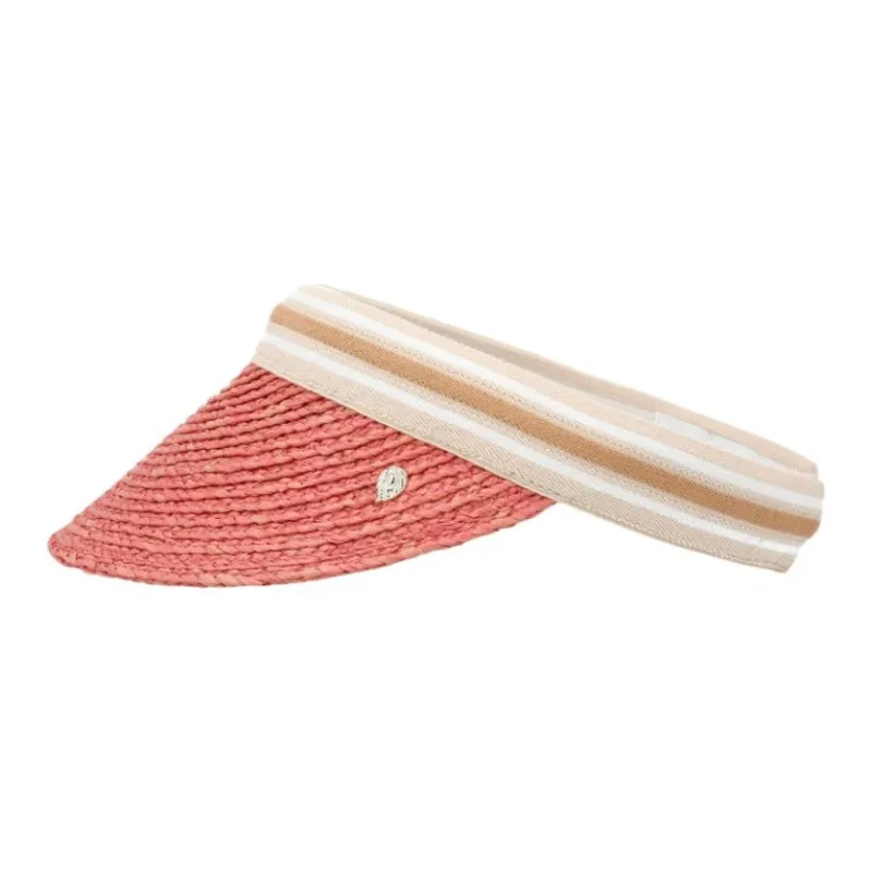 HELEN KAMINSKI Raffia, Cotton, Polyester, Polyamide, Elastane Sun Protection Hats Women's Red-2