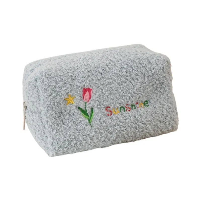 ZHIYIN Refreshing Floral Portable Skincare Storage Bag For Women's, Large Capacity Travel Storage Bag Make up Tools-7