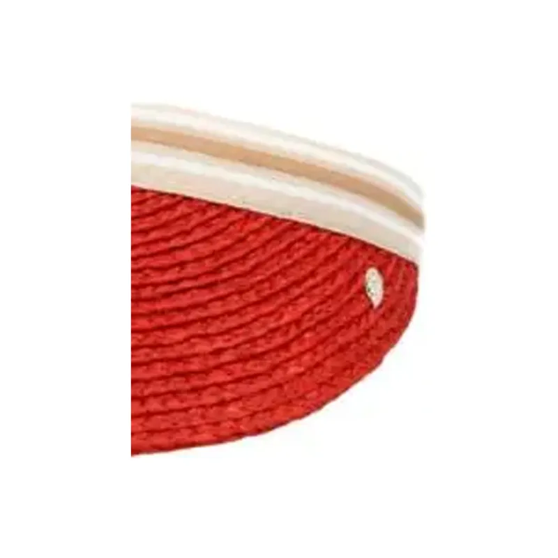 HELEN KAMINSKI Raffia, Cotton, Polyester, Polyamide, Elastane Sun Protection Hats Women's Red-1