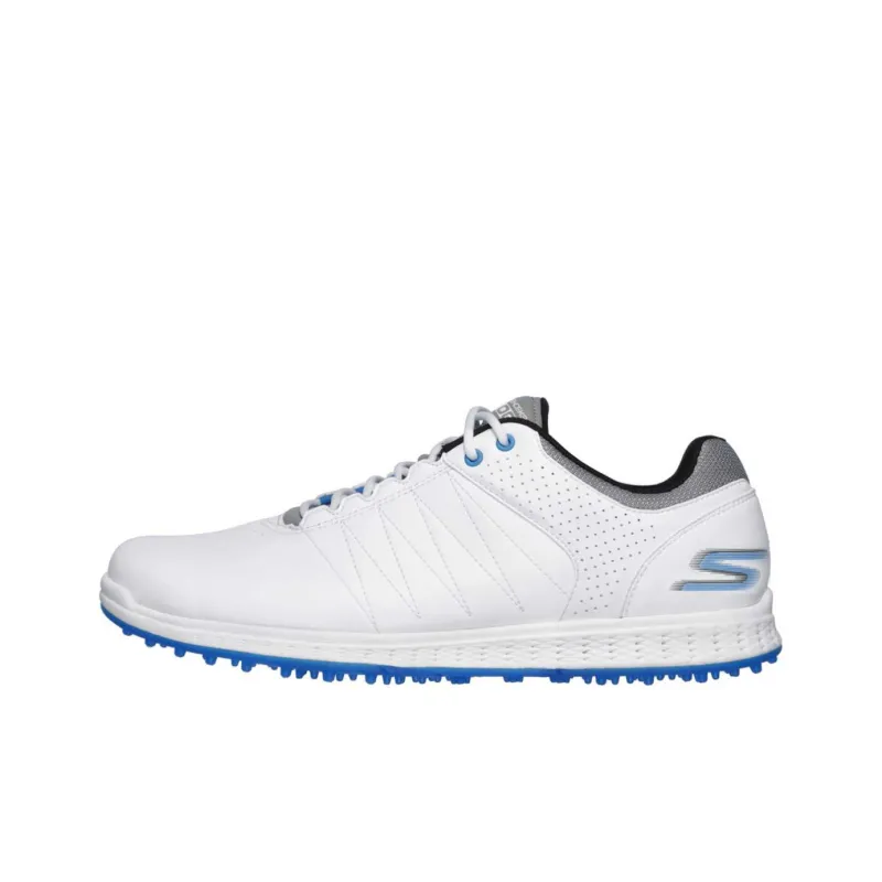 Skechers Go Golf Collection Low Top Golf Shoes Men's White Blue-0