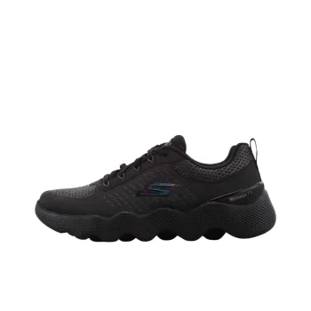 Skechers Go Walk Massage Fit Abrasion Resistant Low Top Casual Shoes Women's Black