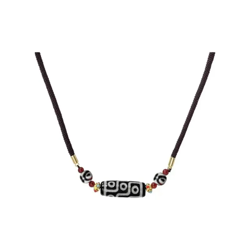 JIYAO Sandalwood Necklaces Unisex-7