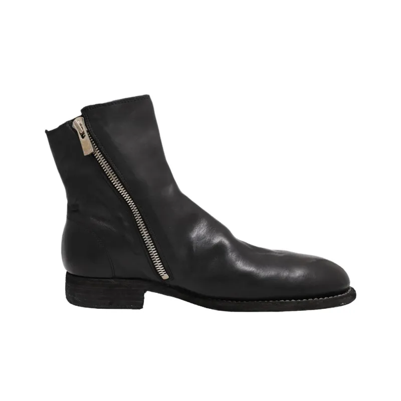 GUIDI Ankle Boots Men Black-1