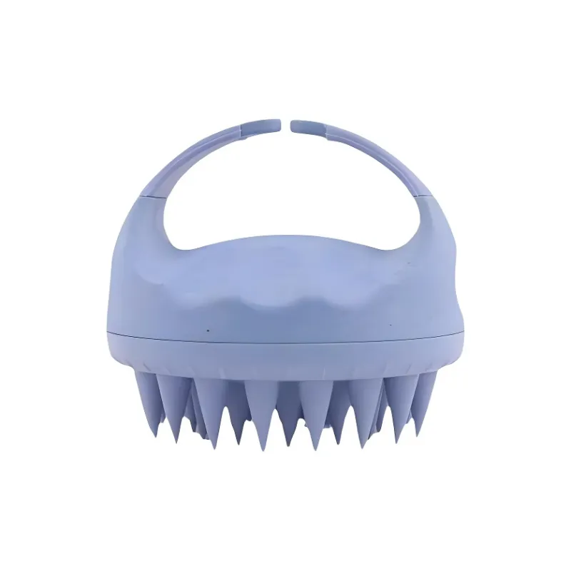 ZHENZI Professional Hair Comb Silicone Hair Brush Scalp Cleaning Head Massage-6