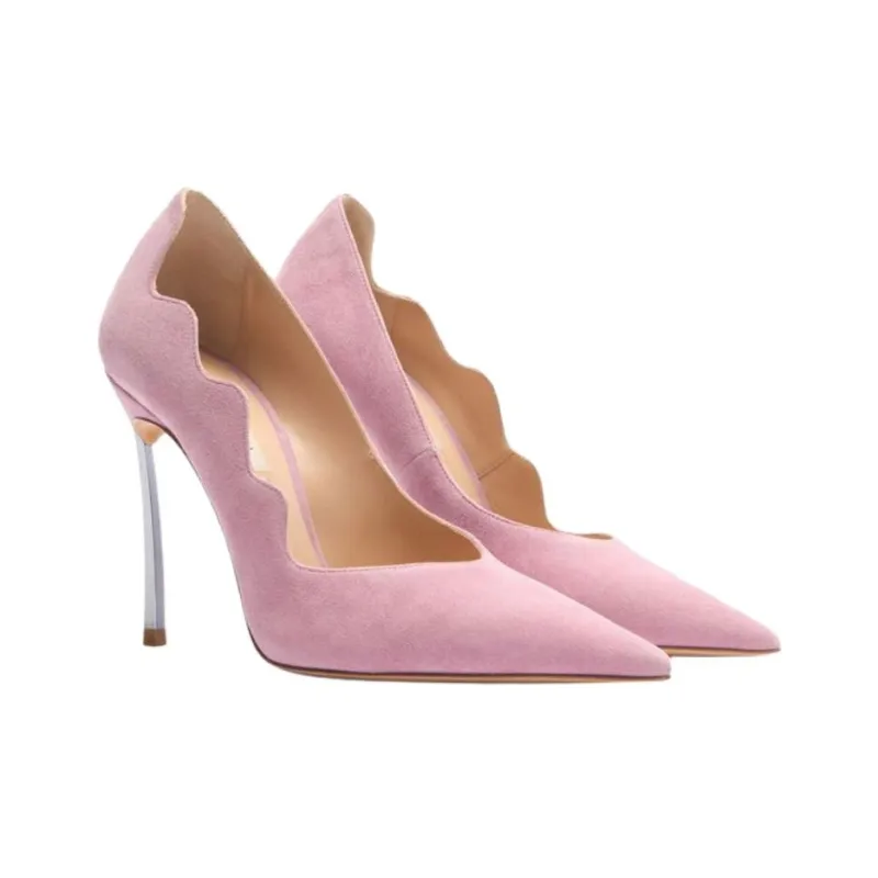 Casadei Superblade Slim Heel High Heels 10cm Women's Pink-3