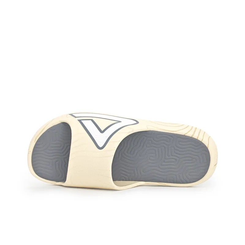 PEAK Tai Ji1.0 EVA Quiet Slip Resistant Antibacterial Slide Slippers Men's Light Khaki-5