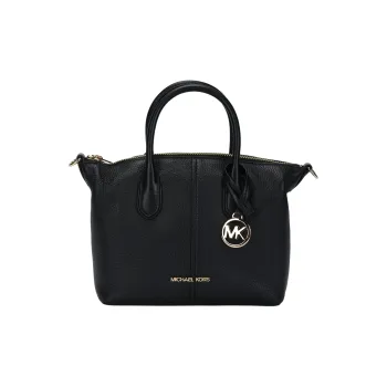 MICHAEL KORS Hyde Small Pebbled Leather Satchel