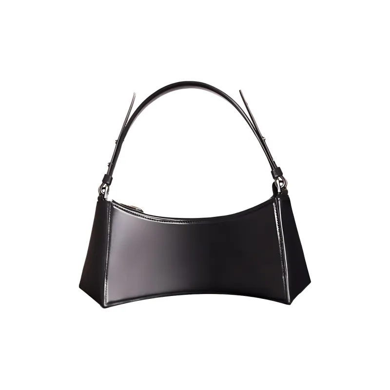 Mugler Zenith Leather Shoulder Bag-2