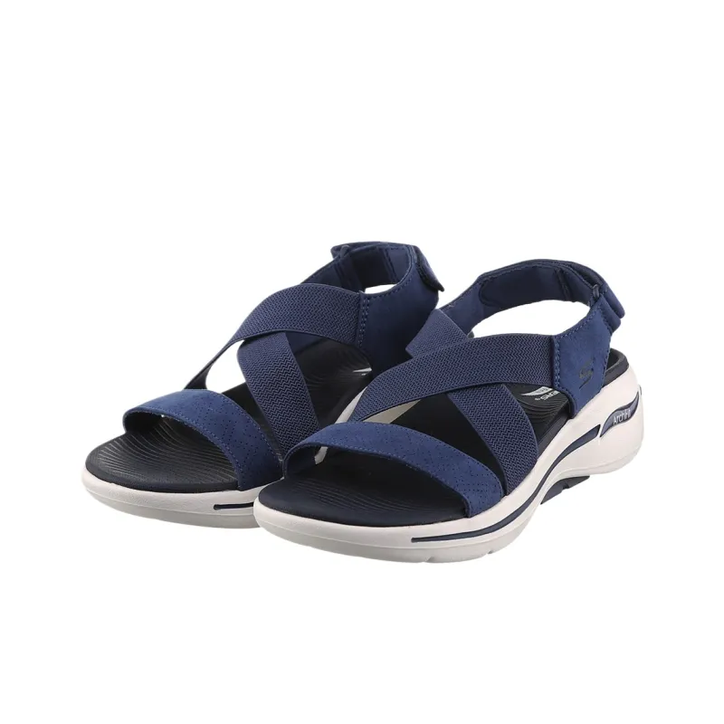 Skechers Go Walk Arch Fit Beach Sandals Women's Navy Blue-2