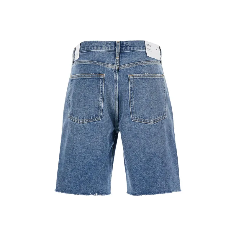 AGOLDE Denim Shorts Women's Blue-1