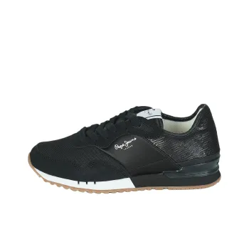 Pepe Jeans London Abrasion Resistant Low Top Casual Shoes Women's Black