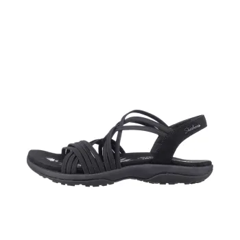 Skechers Reggae Slim One Strap Sandals Low Heel < 3cm Women's Black