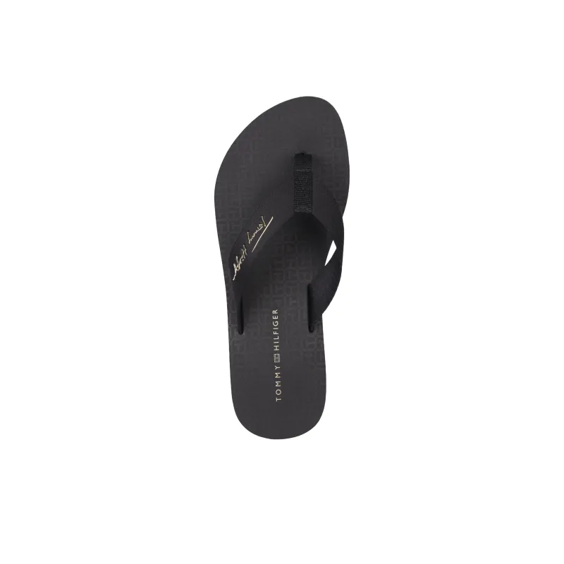 Tommy Hilfiger Flip Flops Women's Black-2