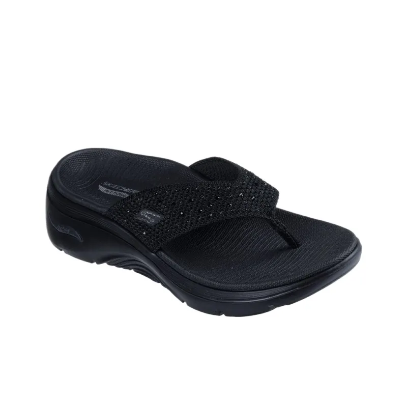 Skechers GO Walk Arch Fit 2.0 Flip Flops Women's Black-3