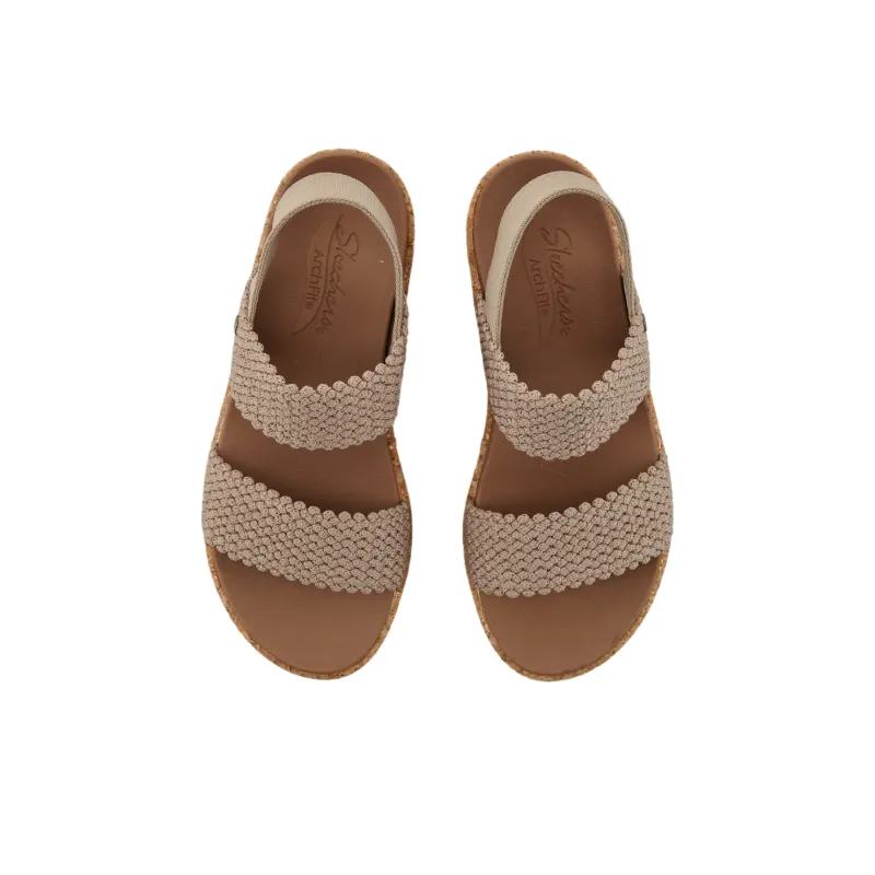 Skechers ARCH FIT BEVERLEE One Strap Sandals Women's Brown-3