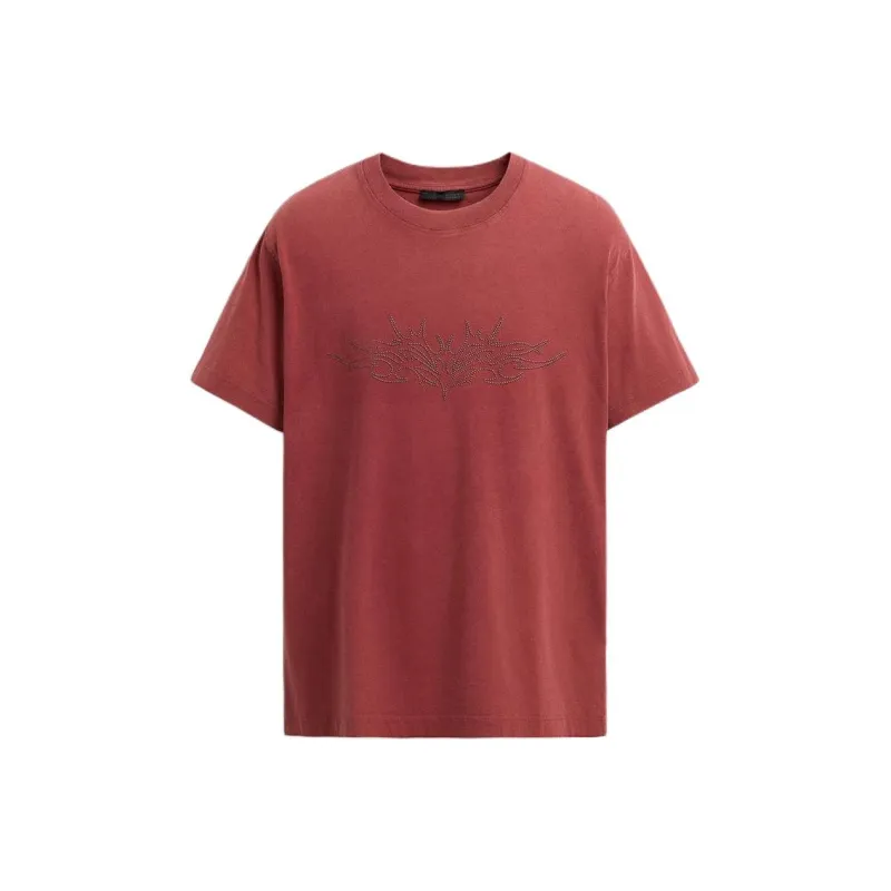 ZARA T Shirts Men Red-0