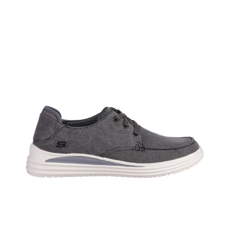 Skechers Proven Shock Absorbers Low Top Casual Shoes Men's Gray-1