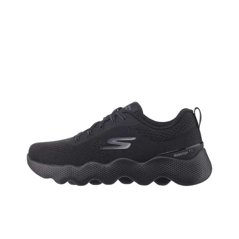 Skechers Go Walk Massage Fit Low Top Training Shoes Women's Black-0