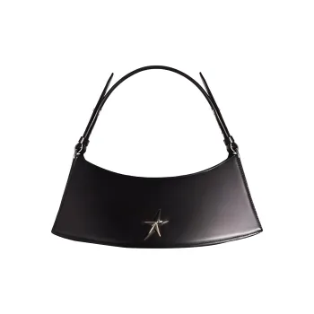 Mugler Zenith Leather Shoulder Bag