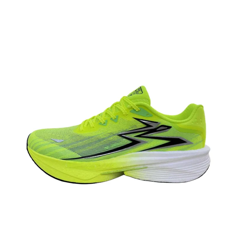 361° Shippuden CQT Series Abrasion Resistant Rebound Low Top Casual Running Shoes Men's Neon Green-0
