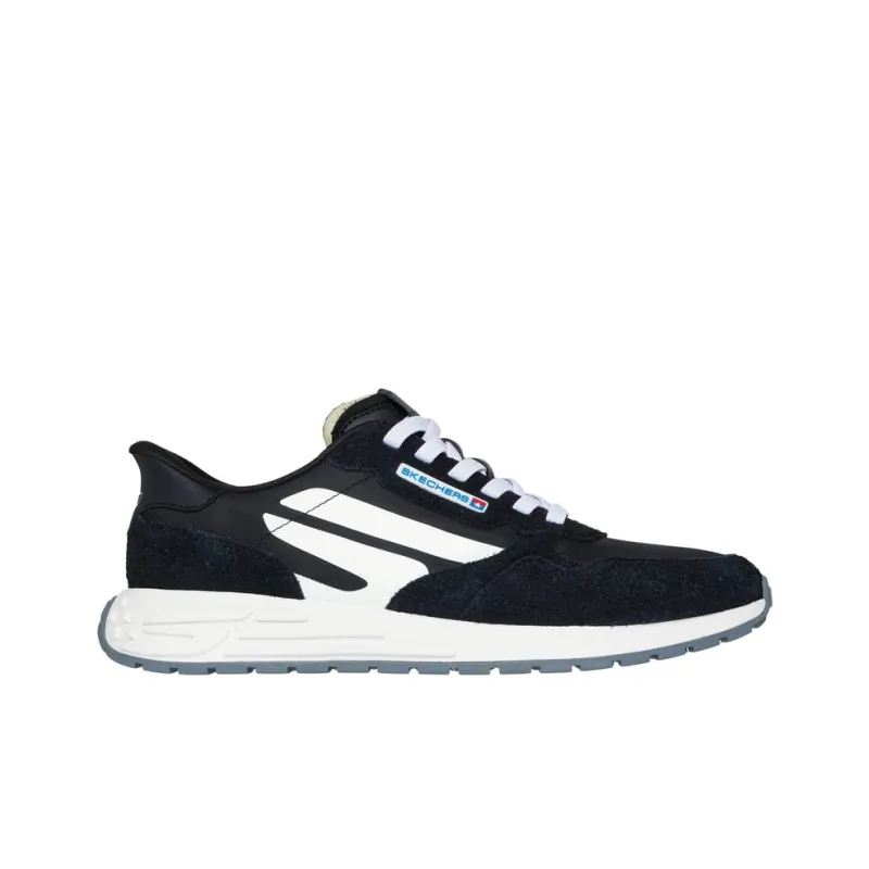 Skechers Slip ins Low Top Running Shoes Men's Black-1