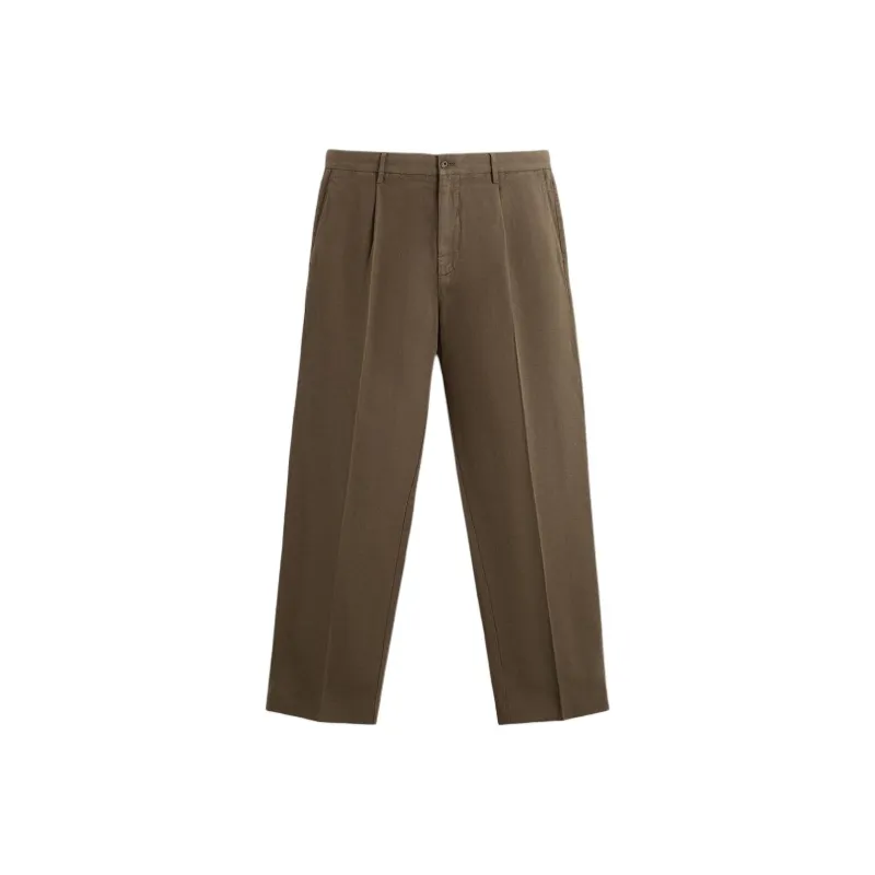 ZARA Suit Trousers Men Khaki-0