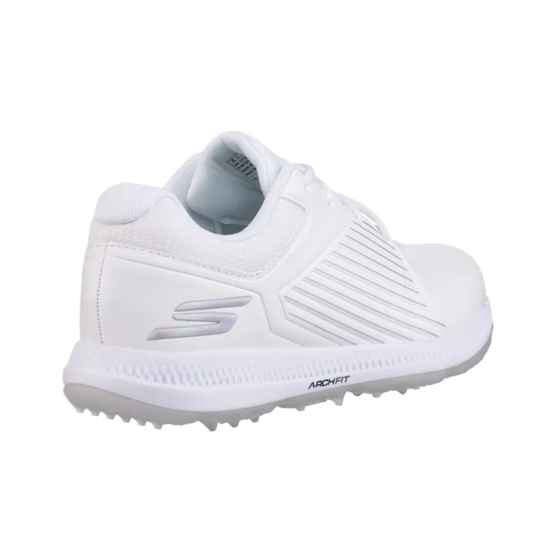 Skechers GO GOLF ELITE 5 Cushioning Abrasion Resistant Breathable Low Top Golf Shoes Women's White-3