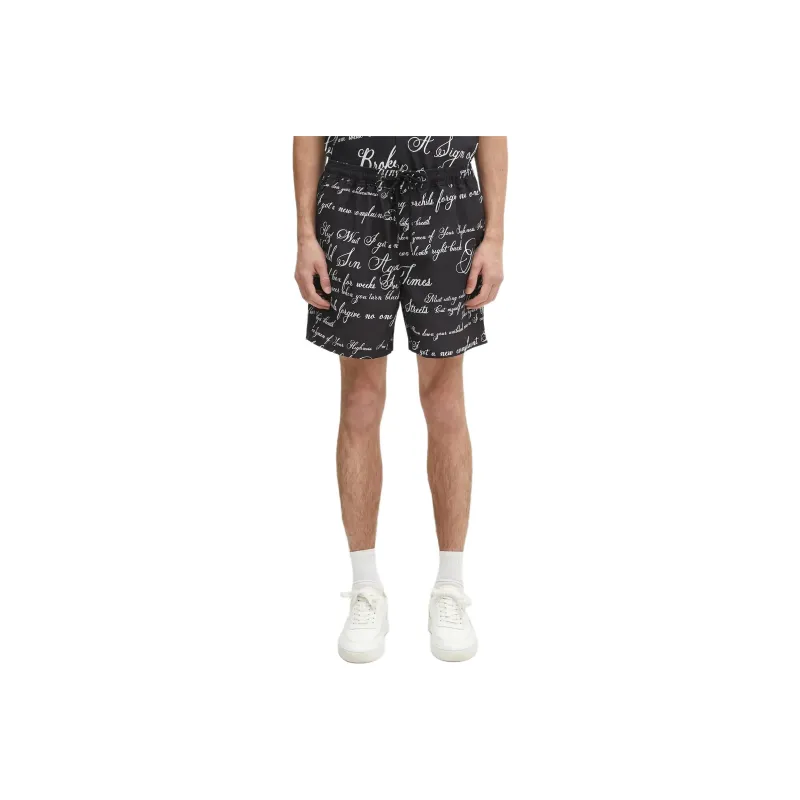 Ksubi Text print Shorts-0