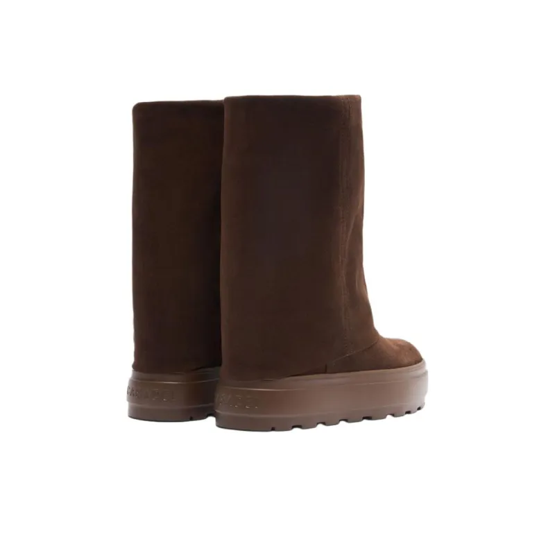 Casadei Ankle Boots 8cm Women's Dark Brown-3
