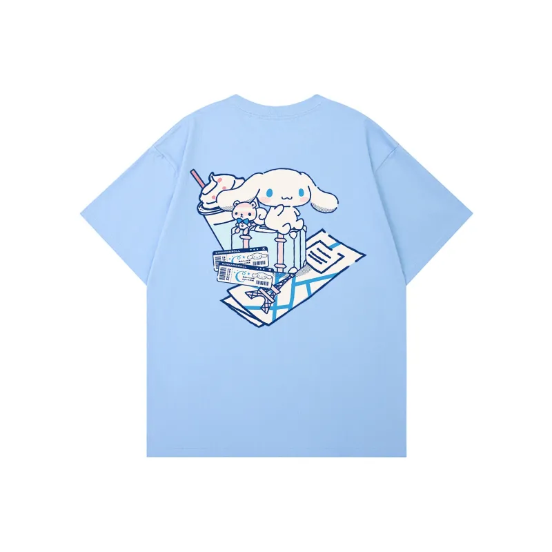 Sanrio Yugui Dog T Shirt Unisex White, Black-7
