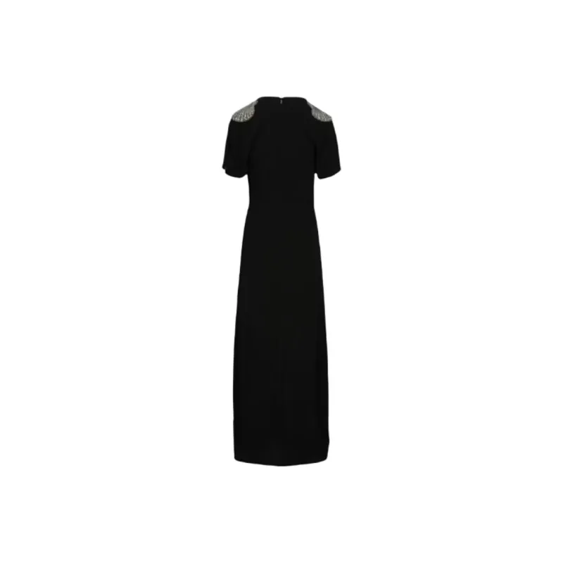 GUCCI Short Sleeved Dress Women's Black-1