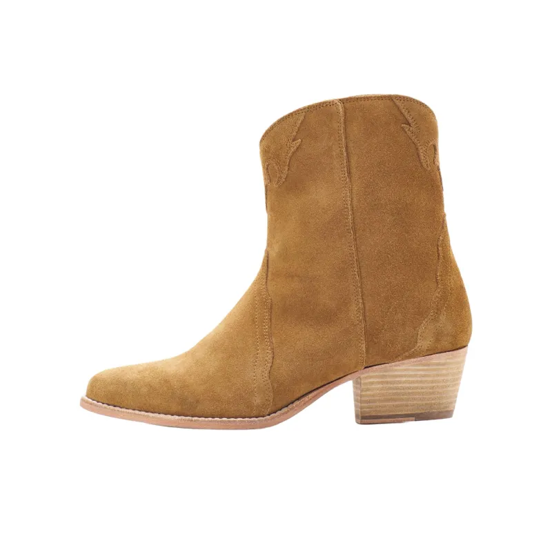 FREE PEOPLE Frontier Ankle Boots Women's Brown-0
