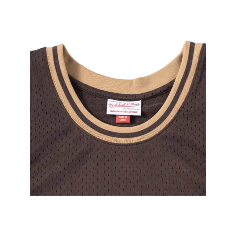 Mitchell Ness Basketball Jerseys Unisex Brown-1