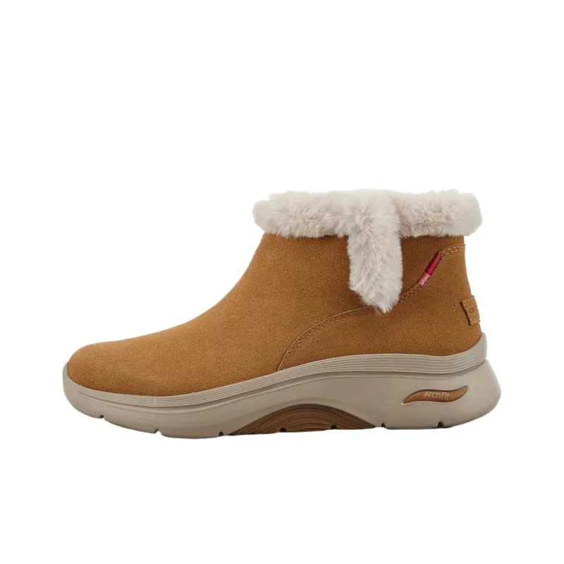 Skechers GO Walk Arch Fit 2.0 Ankle Boots Women's Brown-0